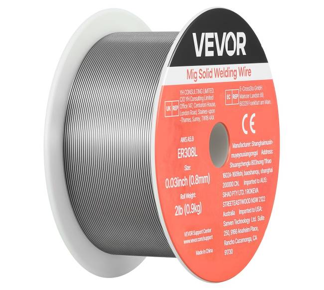 nerūdijančio plieno MIG viela su mažai taškymų9