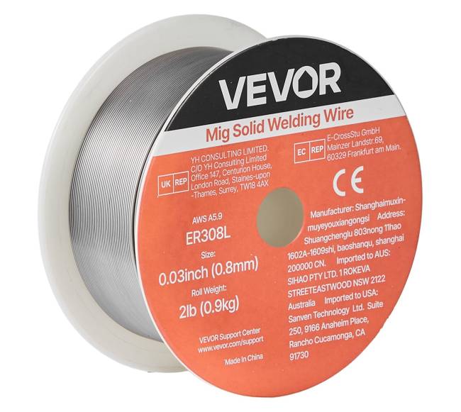 nerūdijančio plieno MIG viela su mažai taškymų10