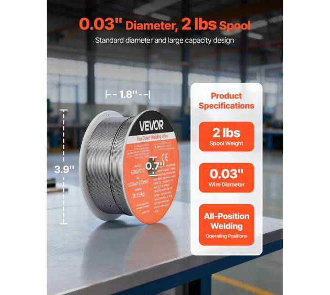 Srauto branduolinis MIG suvirinimo viela 0.8mm 0.9kg1