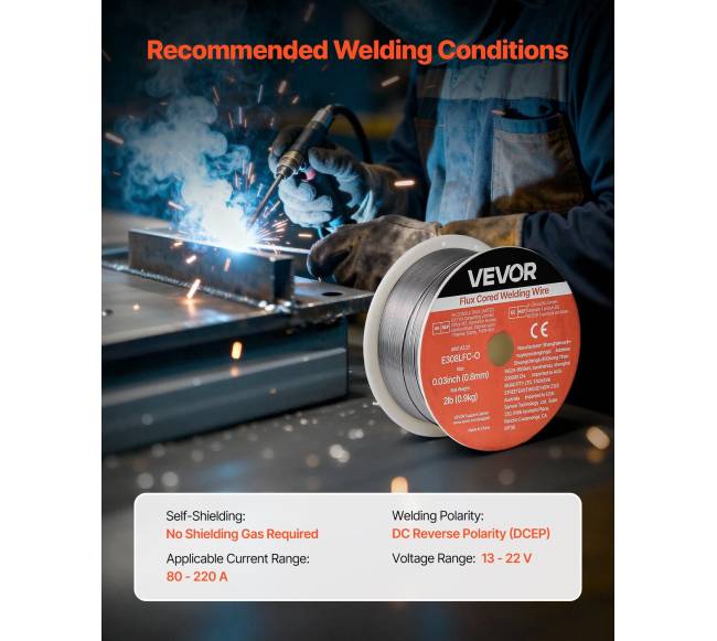 Srauto branduolinis MIG suvirinimo viela 0.8mm 0.9kg5