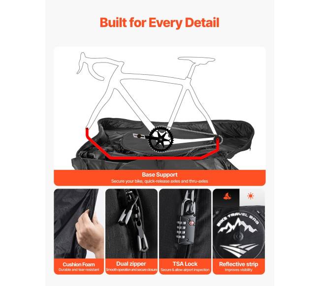 Dviračio kelioninis krepšys su TSA užraktu4