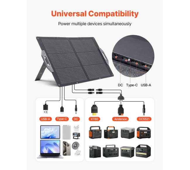 100W sulankstomas saulės skydelis2