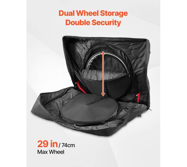 Triatlono dviračių kelioninis krepšys su TSA užraktu3