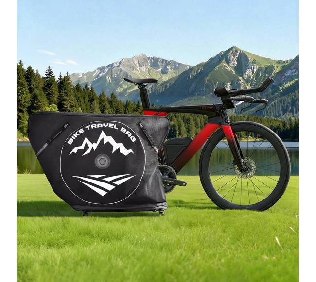 Triatlono dviračių kelioninis krepšys su TSA užraktu7