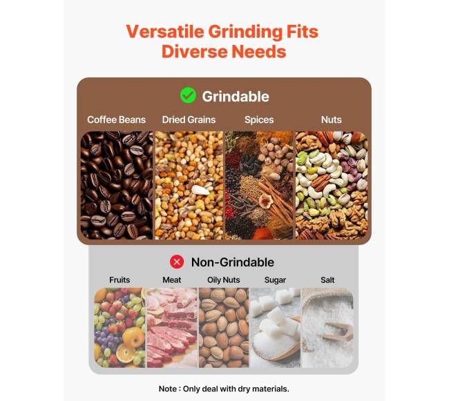 Elektrinis grūdų malūnas, 600W galingumas, 53L talpa1