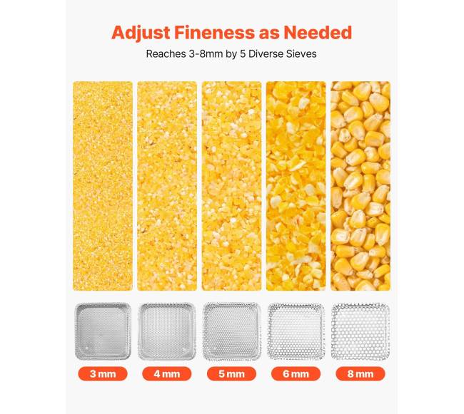 Elektrinis grūdų malūnas, 600W galingumas, 53L talpa2