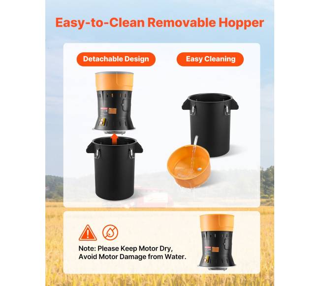 Elektrinis grūdų malūnas, 600W galingumas, 53L talpa5