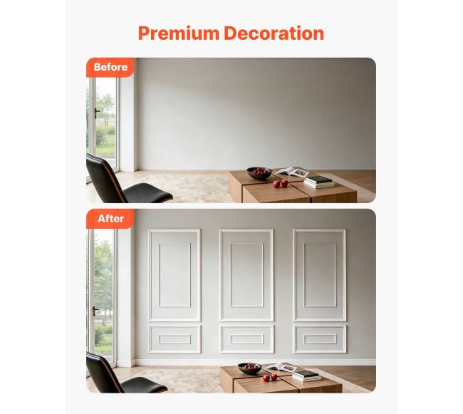 Sieninės juostos 3 dalių komplektas polistirolas2