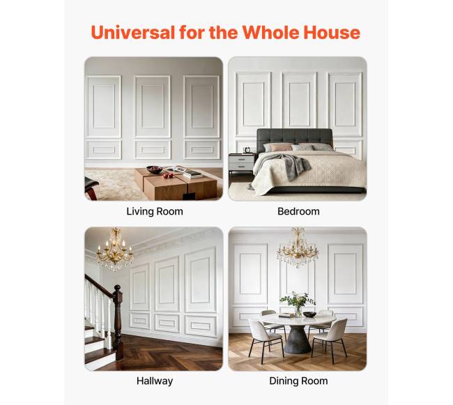 Sieninės juostos 3 dalių komplektas polistirolas6