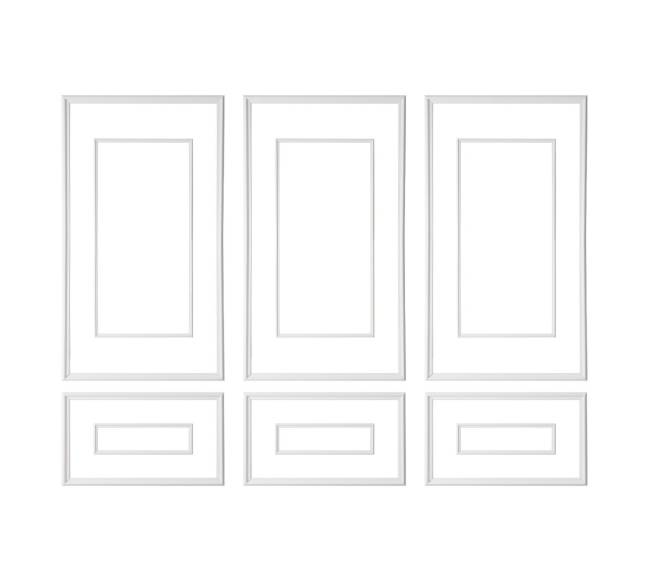 Sieninės juostos 3 dalių komplektas polistirolas8