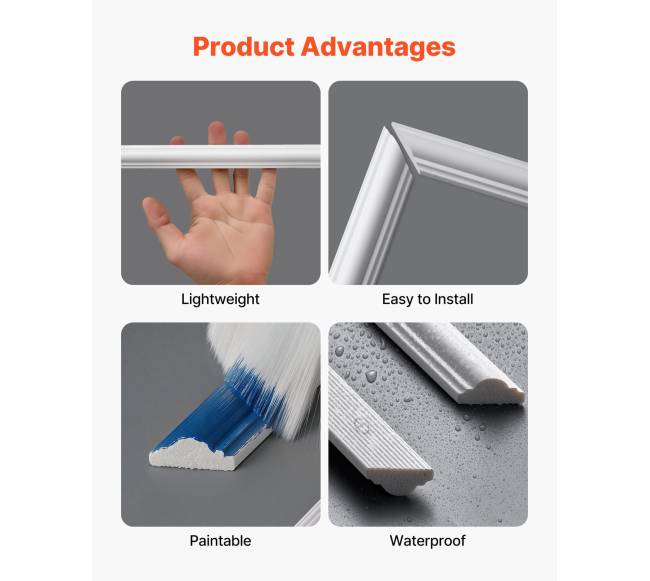 Sienų apvadai interjero dekorui, 12 vnt.3