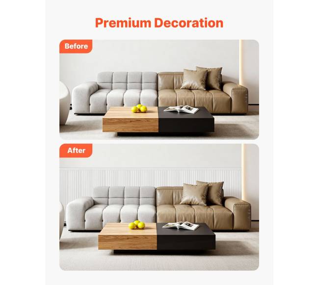 Polistireno sienų apdailos rinkinys, baltas2