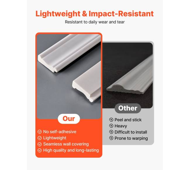 Polistireno sienų apdailos rinkinys, baltas4