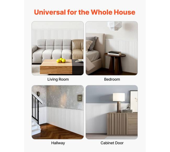 Polistireno sienų apdailos rinkinys, baltas6