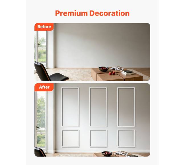 Sieninės liejinys 3 dalių rinkinys, baltas2