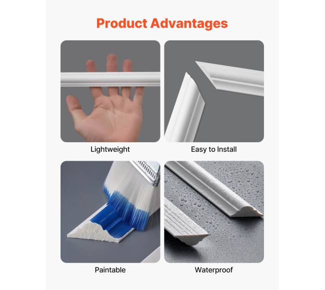 Sieninės liejinys 3 dalių rinkinys, baltas3