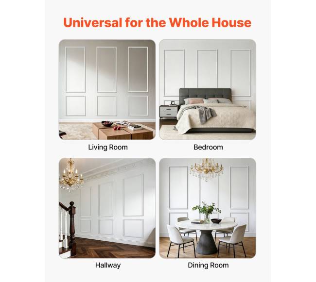 Sieninės liejinys 3 dalių rinkinys, baltas6