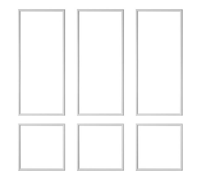 Sieninės liejinys 3 dalių rinkinys, baltas8