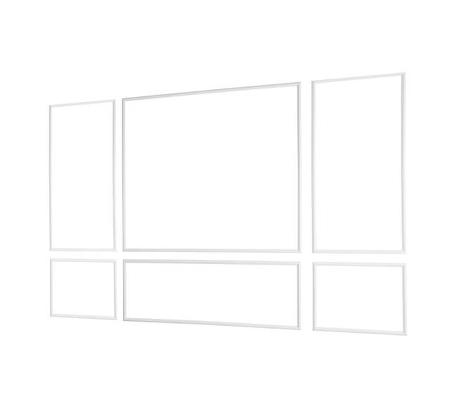 Sienų lipdiniai, 3 komplektai, dažomi polistirenai9