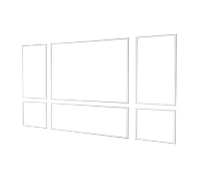 Sieninės liejimo plokštės 3 vnt., polistirolas0