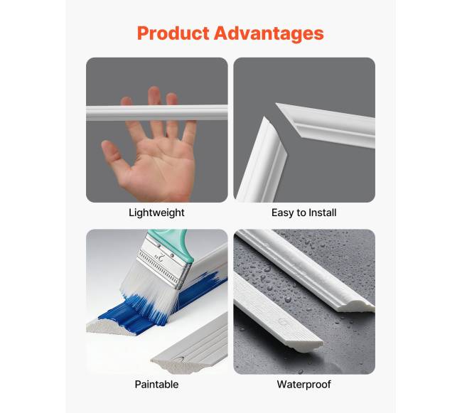 Sieninės liejimo plokštės 3 vnt., polistirolas3