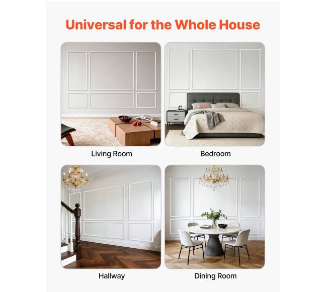 Sieninės liejimo plokštės 3 vnt., polistirolas6