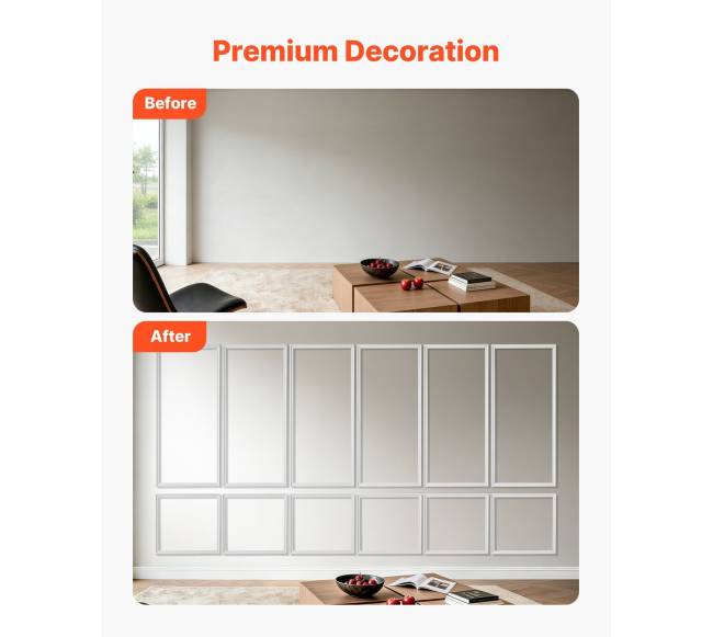 Sienų apvadas su plokštėmis, 6 vnt. rinkinys2