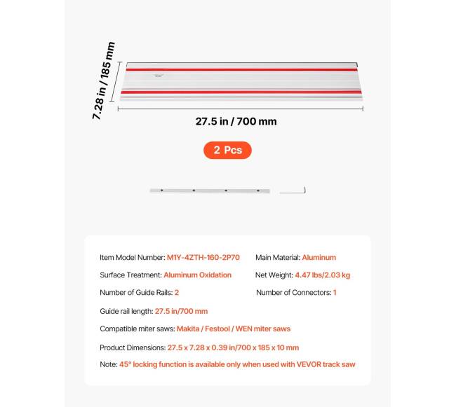 Vėduoklinis pjūklas su kreipiančiuoju bėgiu 1397 mm ilgio6