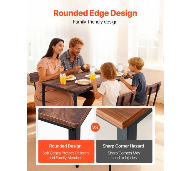 Baro stalo ir kėdžių komplektas, juodos spalvos5