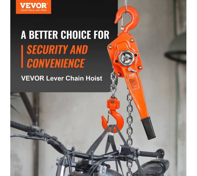 Rankinis svirtinis grandininis keltuvas 3 t, 20 pėdų1