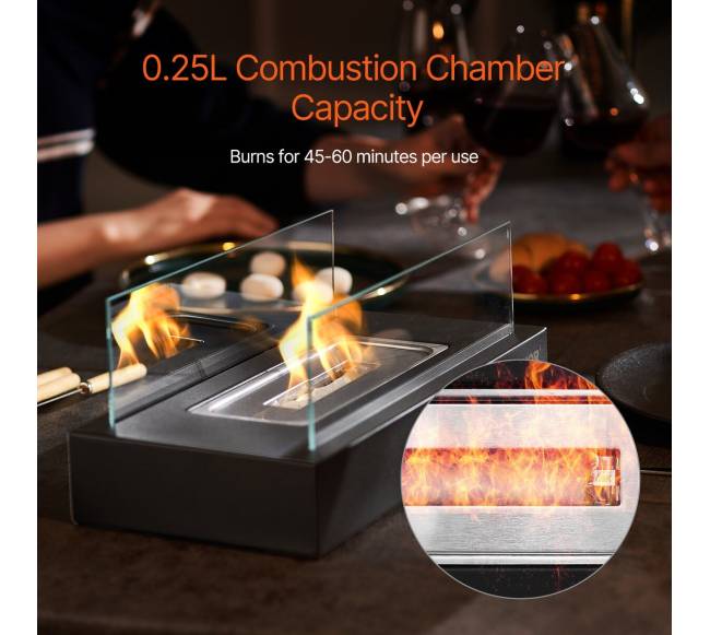 stalo ugniakuras su stiklu vidaus ir lauko naudojimui2