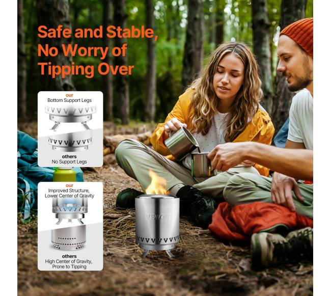 Nerūdijančio plieno lauko židinys3