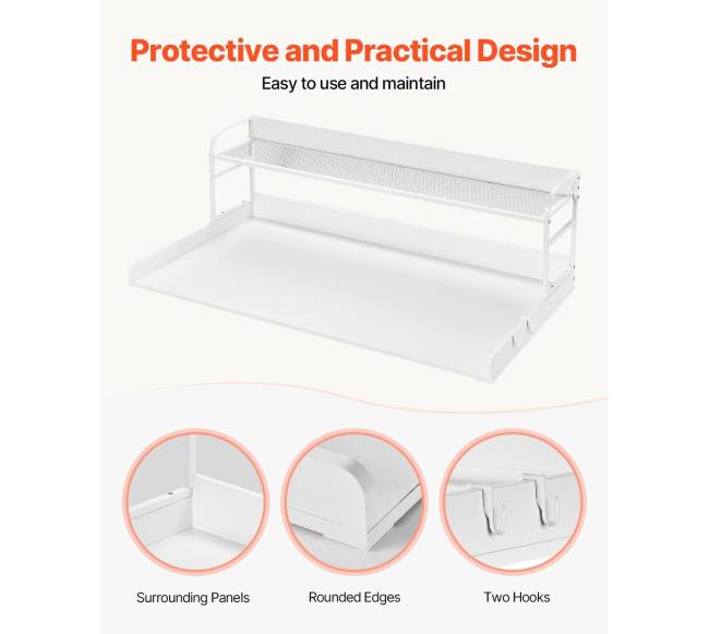 Skalbyklės džiovyklės stalviršis su lentyna, 137cmx69cm5