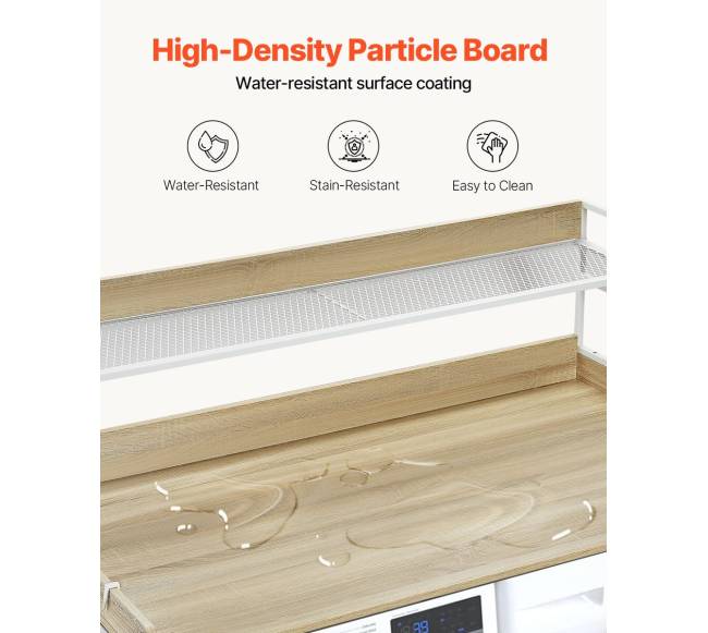 Medinė skalbyklės dangtis su lentyna3