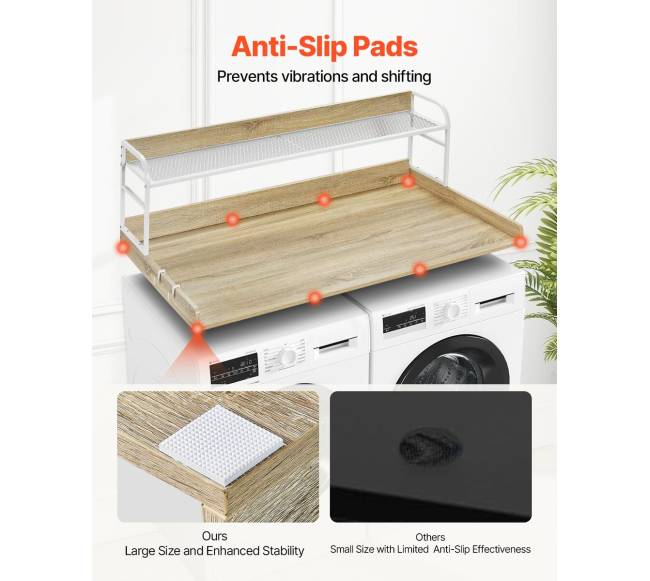 Medinė skalbyklės dangtis su lentyna4