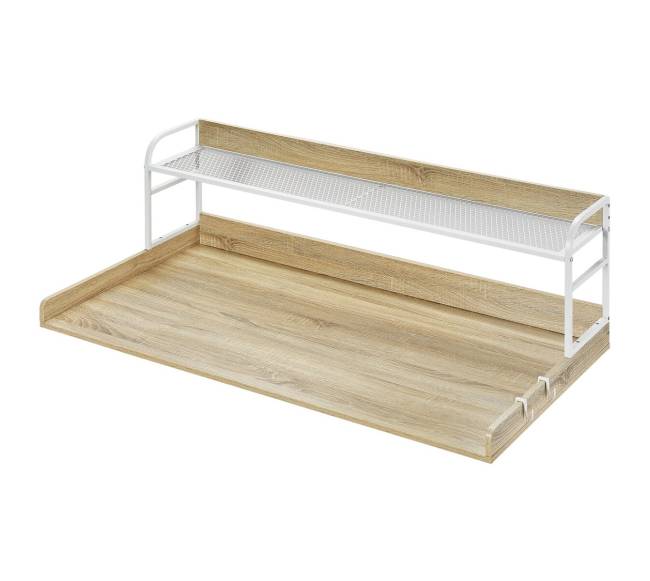 Medinė skalbyklės dangtis su lentyna8