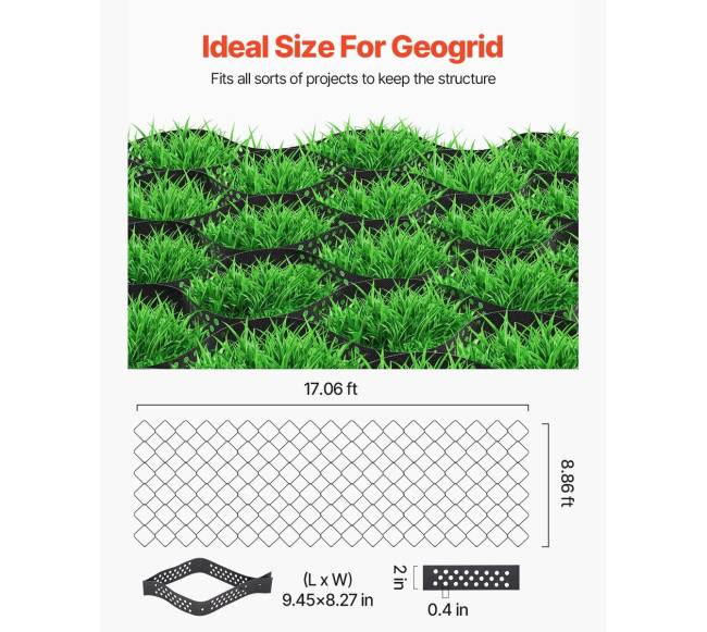 2 cm gylio geotinklas žvyro stabilizavimui2