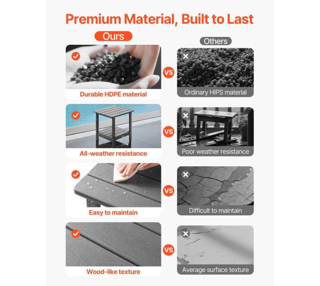 Lauko staliukas dvigubo sluoksnio, pilkas3