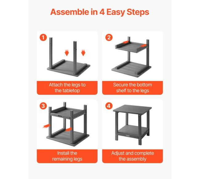 Lauko staliukas dvigubo sluoksnio, pilkas4
