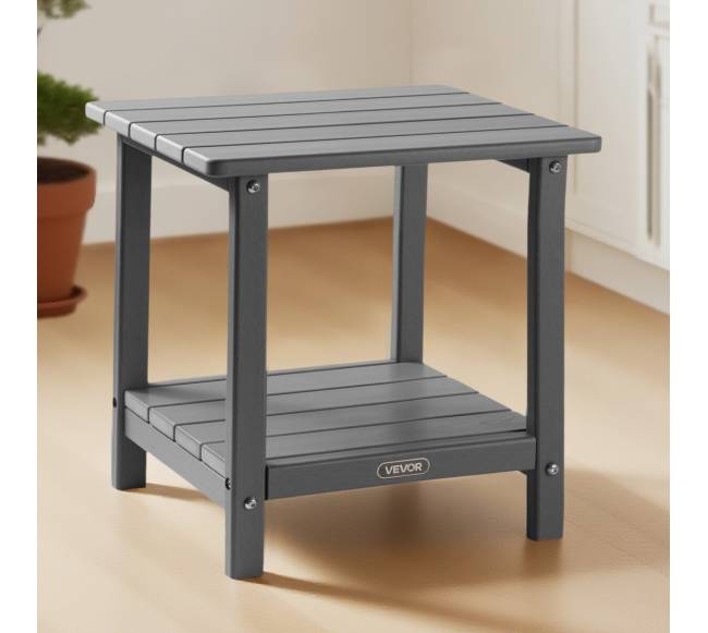 Lauko staliukas dvigubo sluoksnio, pilkas7