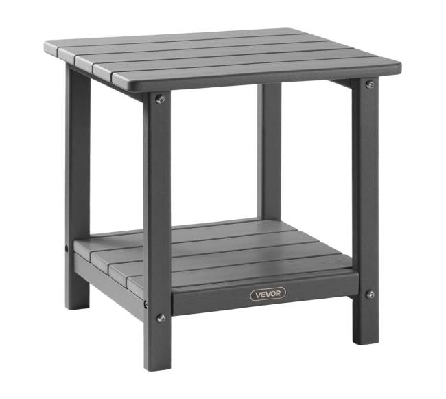 Lauko staliukas dvigubo sluoksnio, pilkas8