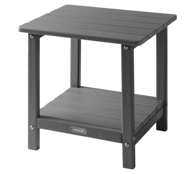 Lauko staliukas dvigubo sluoksnio, pilkas10