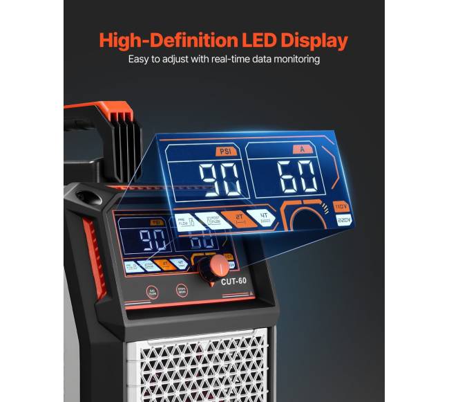 Plazminis pjoviklis, 60A be lytėjimo arc4