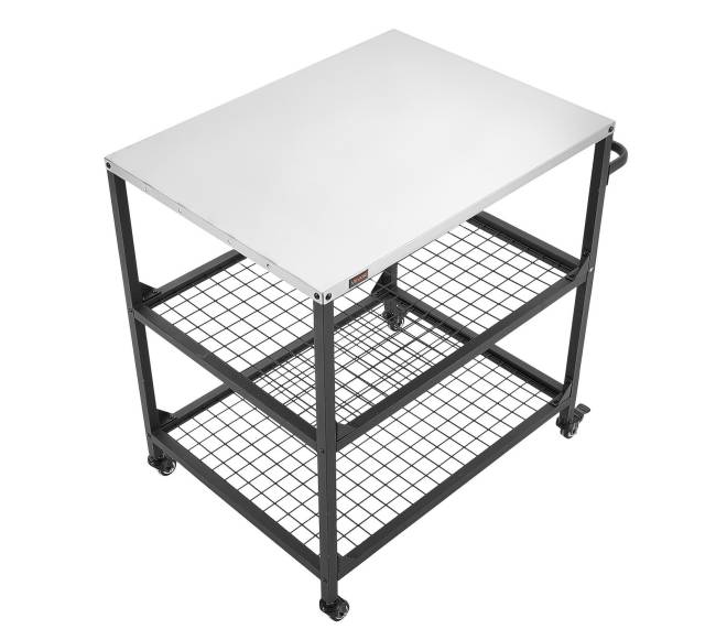 Lauko grilio staliukas su ratukais8