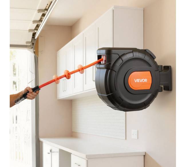 Ištraukiamas oro žarnos ritė 30m x 9.5mm7