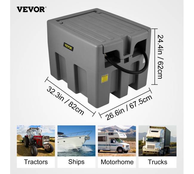 Nešiojamas dyzelino bakas su 12V pompa6