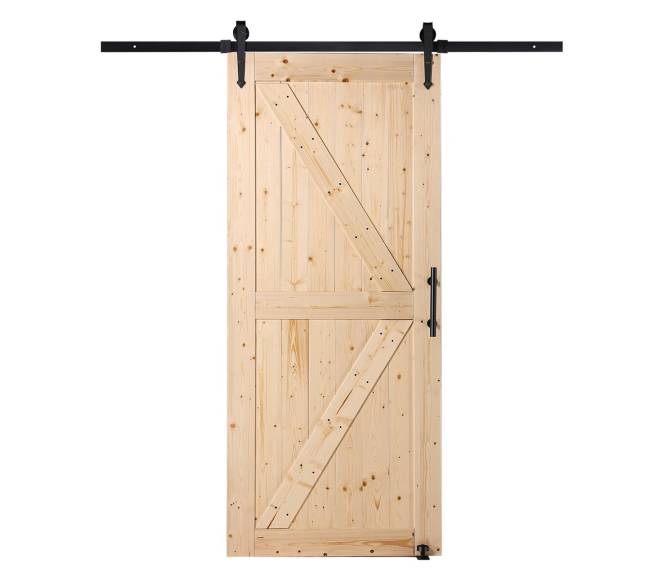 Stumdomų durų komplektas 91 cm x 213 cm0