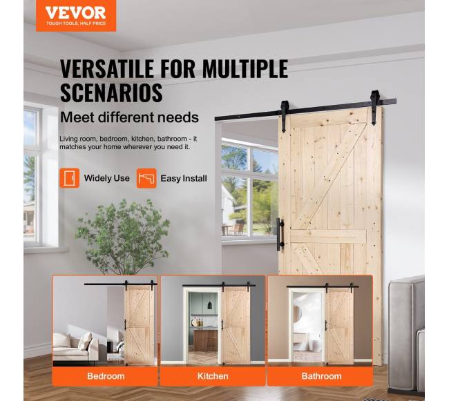 Stumdomų durų komplektas 91 cm x 213 cm1