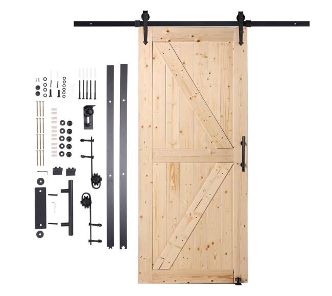 Stumdomų durų komplektas 91 cm x 213 cm8