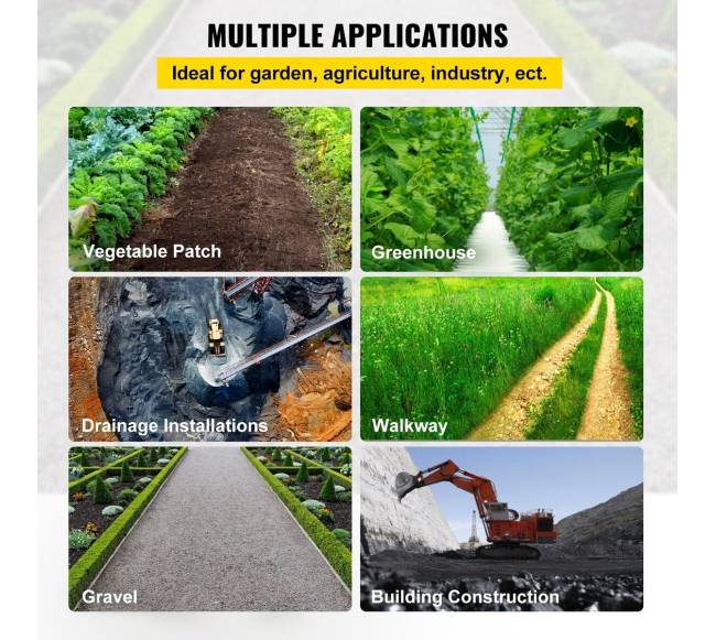 Piktžolių barjerinė danga, 0.9 x 15.2 m, 5OZ5